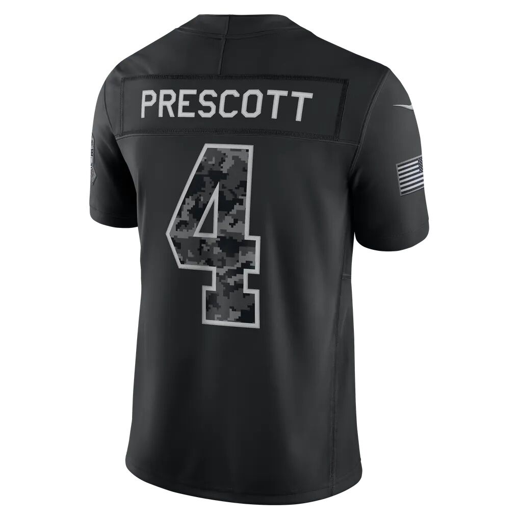 Dak Prescott Dallas Cowboys Nike 2026 Salute to Service Stitched Limited Jersey