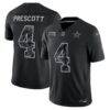Dak Prescott Dallas Cowboys Nike 2026 Salute to Service Stitched Limited Jersey - Black - Front View