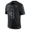 Dak Prescott Dallas Cowboys Nike 2026 Salute to Service Stitched Limited Jersey - Black - Side View