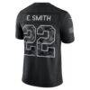 Emmitt Smith Dallas Cowboys Nike 2026 Salute to Service Retired Player Stitched Limited Jersey - Black - Detail View
