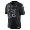 Roger Staubach Dallas Cowboys Nike 2026 Salute to Service Retired Player Stitched Limited Jersey - Black - Side View