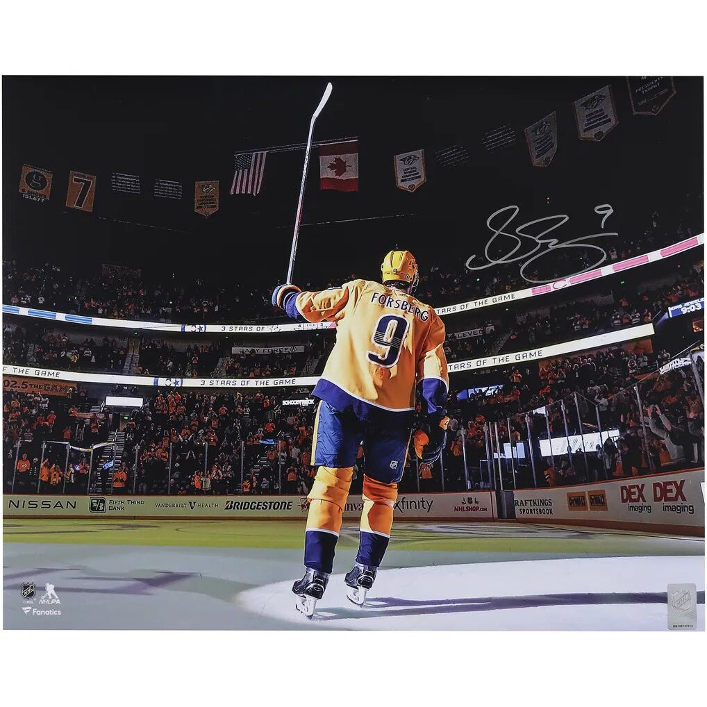 Filip Forsberg Nashville Predators Autographed Fashion7 Authentic 16
