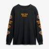 New York Knicks Fashion7 Jump Higher Legacy Long Sleeve T-Shirt - Black - Front View
