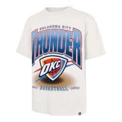 Oklahoma City Thunder '47 Team Flex Foundation T-Shirt - Cream - Front View