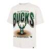 Milwaukee Bucks '47 Team Flex Foundation T-Shirt - Cream - Front View
