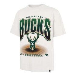 Milwaukee Bucks '47 Team Flex Foundation T-Shirt - Cream - Front View