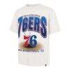 Philadelphia 76ers '47 Team Flex Foundation T-Shirt - Cream - Front View