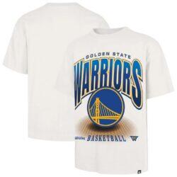 Golden State Warriors '47 Team Flex Foundation T-Shirt - Cream - Front View