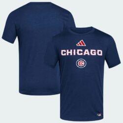 Chicago Fire adidas 2026 Archive Jersey Hook T-Shirt - Navy - Front View