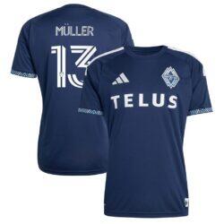 Thomas Müller Vancouver Whitecaps FC adidas 2026 The Coastal Jersey Replica Jersey