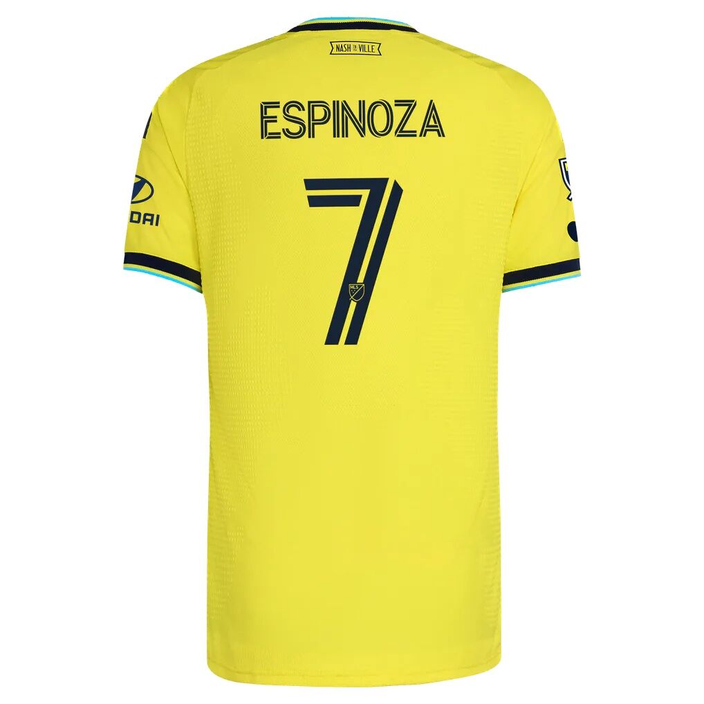 Cristian Espinoza Nashville SC adidas 2026 The Reverb Kit On-Field Authentic Patch Jersey