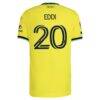 Edvard Tagseth Nashville SC adidas 2026 The Reverb Kit On-Field Authentic Patch Jersey - Yellow - Detail View
