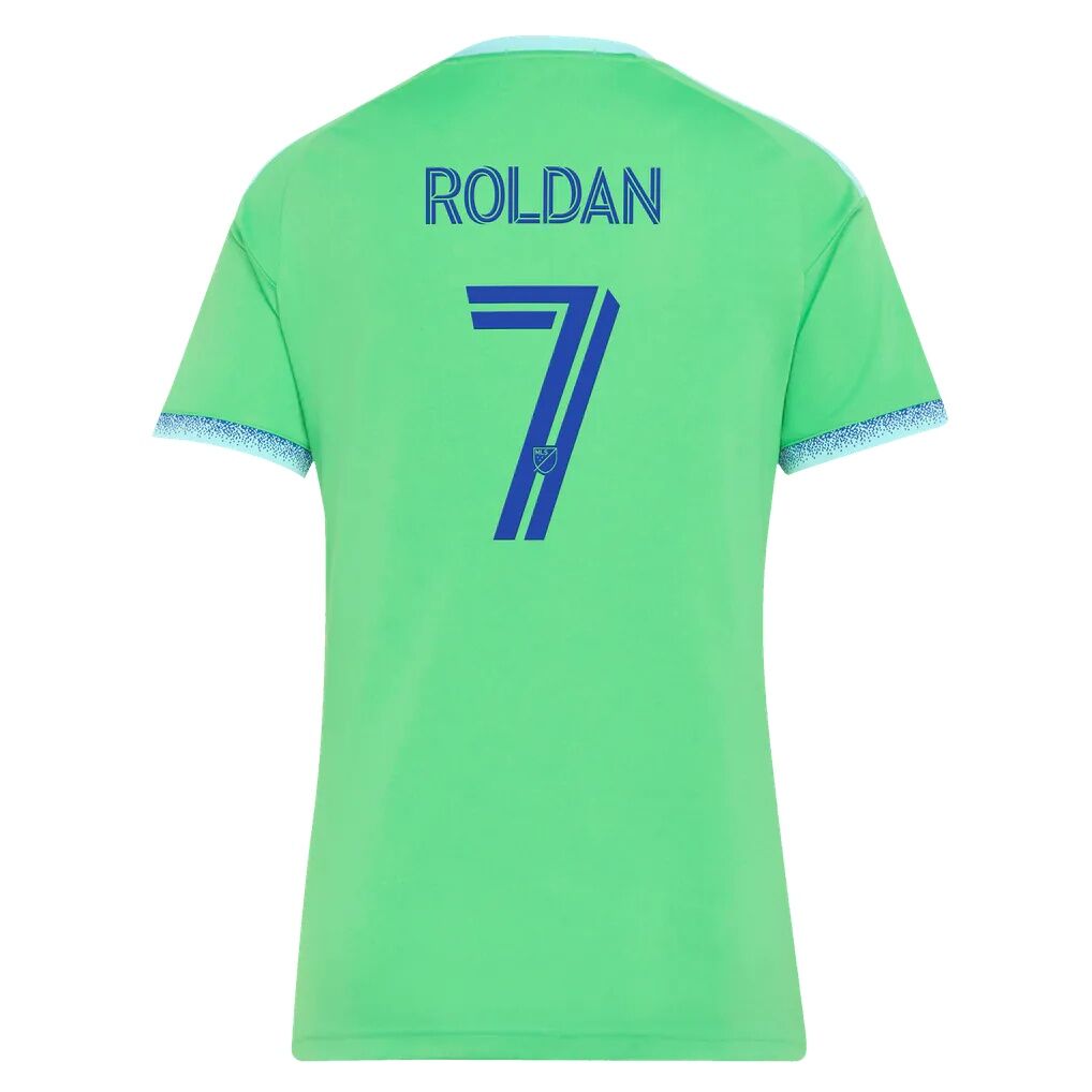 Cristian Roldan Seattle Sounders FC adidas Women's 2026 The Evergreen State Kit Replica Jersey - Rave Green