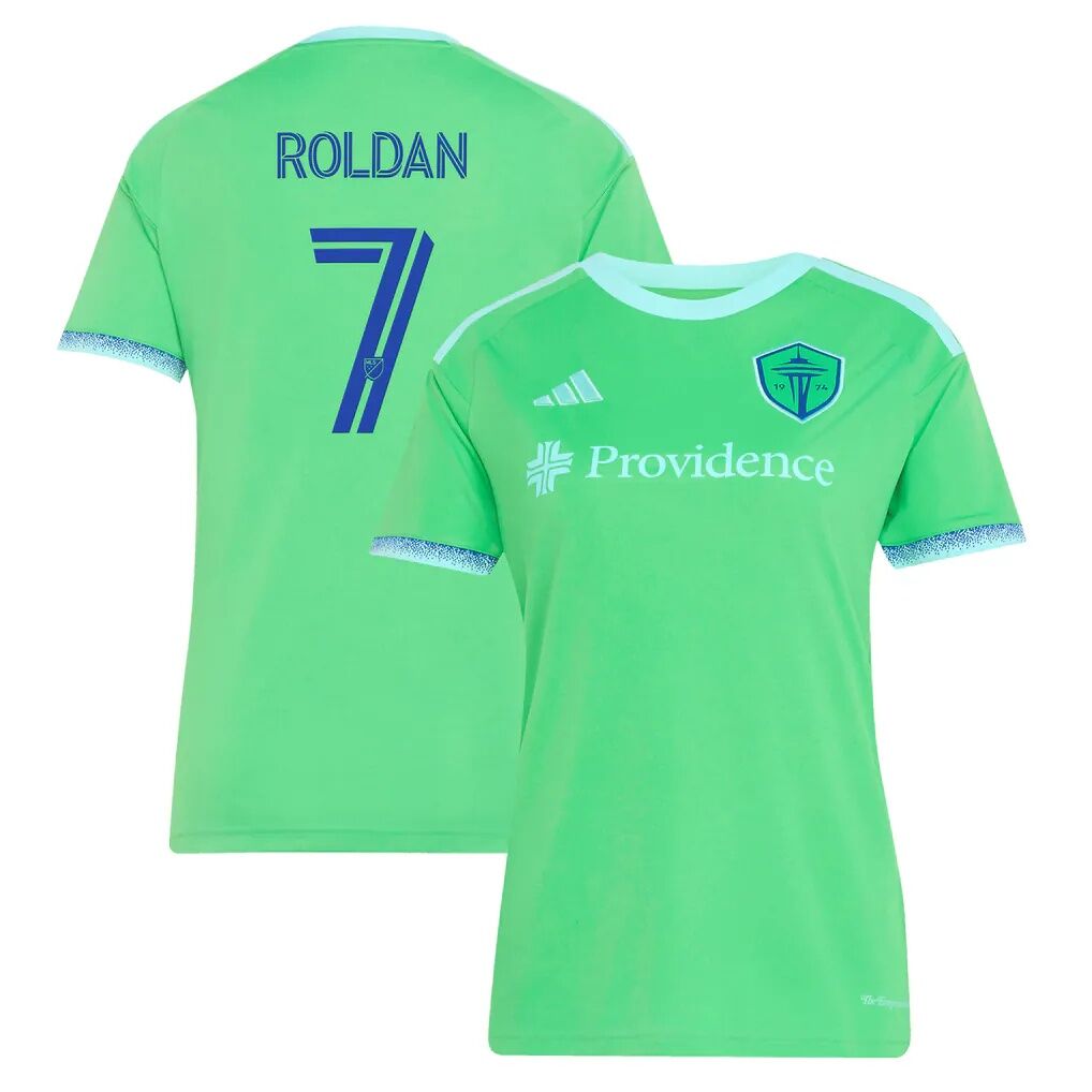 Cristian Roldan Seattle Sounders FC adidas Women's 2026 The Evergreen State Kit Replica Jersey - Rave Green