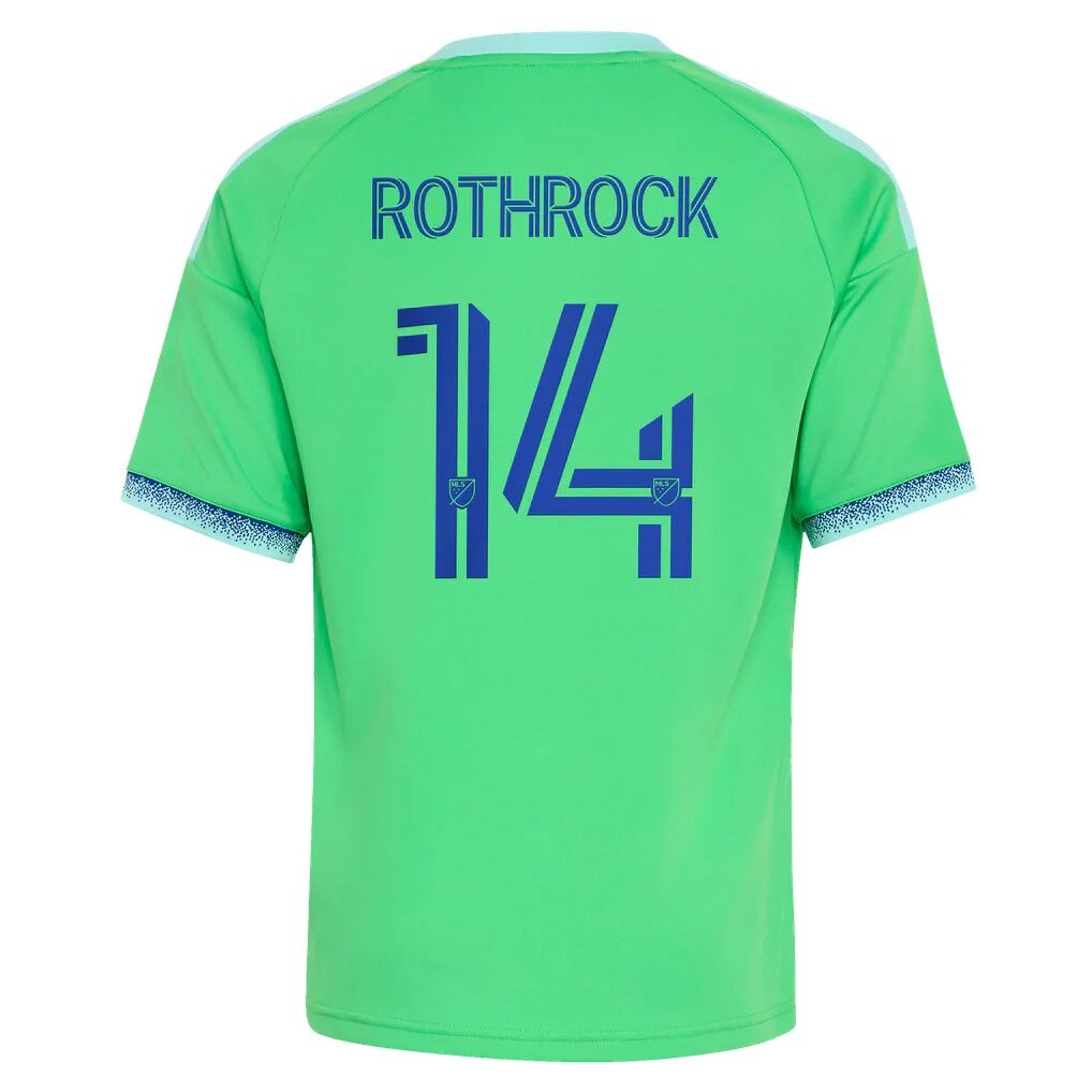 Paul Rothrock Seattle Sounders FC adidas Youth The Evergreen State Kit Replica Jersey - Rave Green