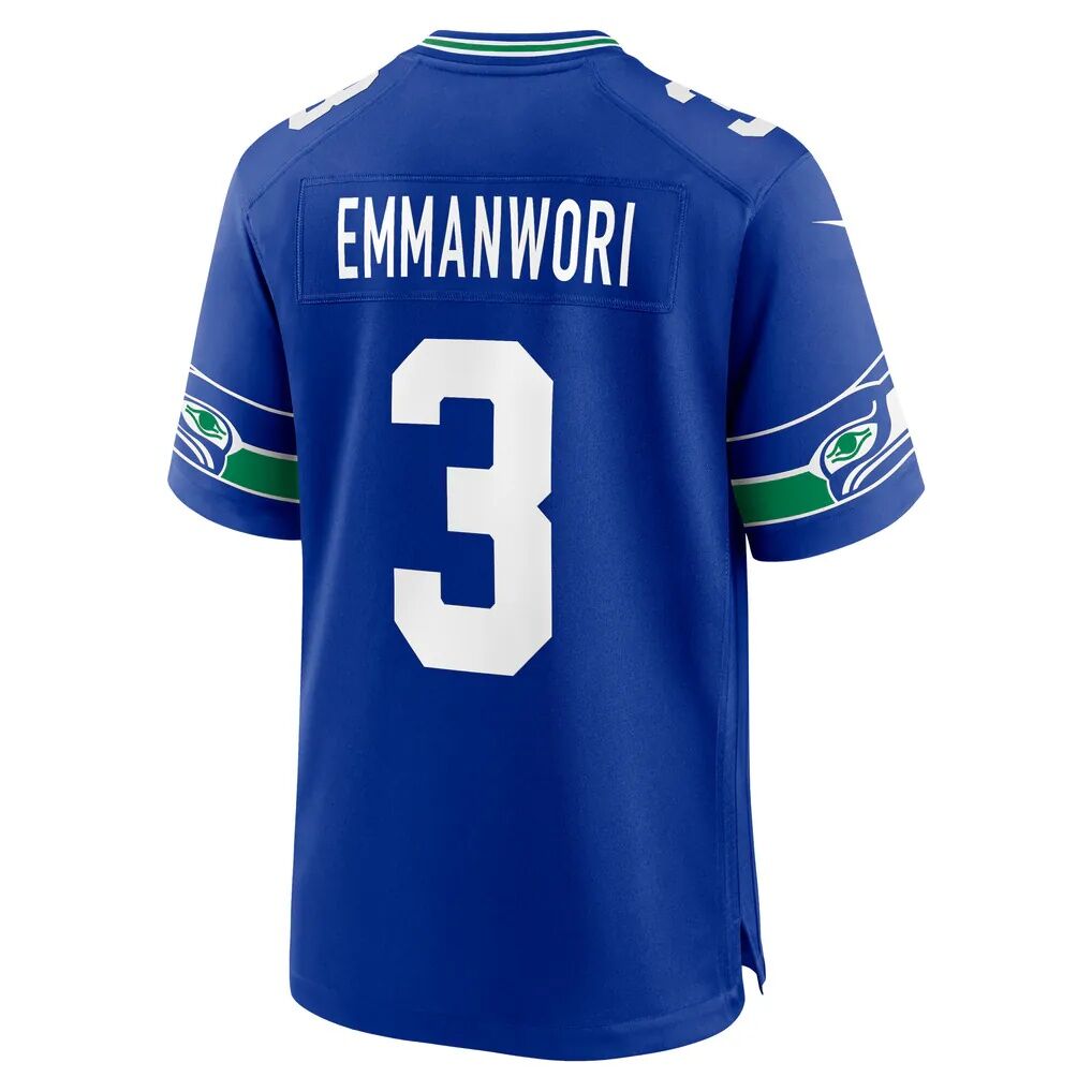 Nick Emmanwori Seattle Seahawks Nike Alternate Game Player Jersey - Royal