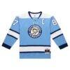 Sidney Crosby Pittsburgh Penguins Mitchell & Ness Big & Tall 2008/09 Captain Patch Power Play Jersey - Light Blue - Side View