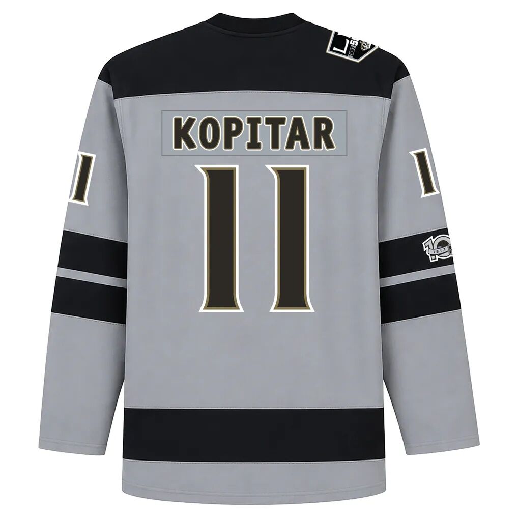 Anze Kopitar Los Angeles Kings Mitchell & Ness Big & Tall 2016/17 Captain Patch Power Play Jersey