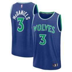 Jaden McDaniels Minnesota Timberwolves Fashion7 Fast Break Jersey - Icon Edition