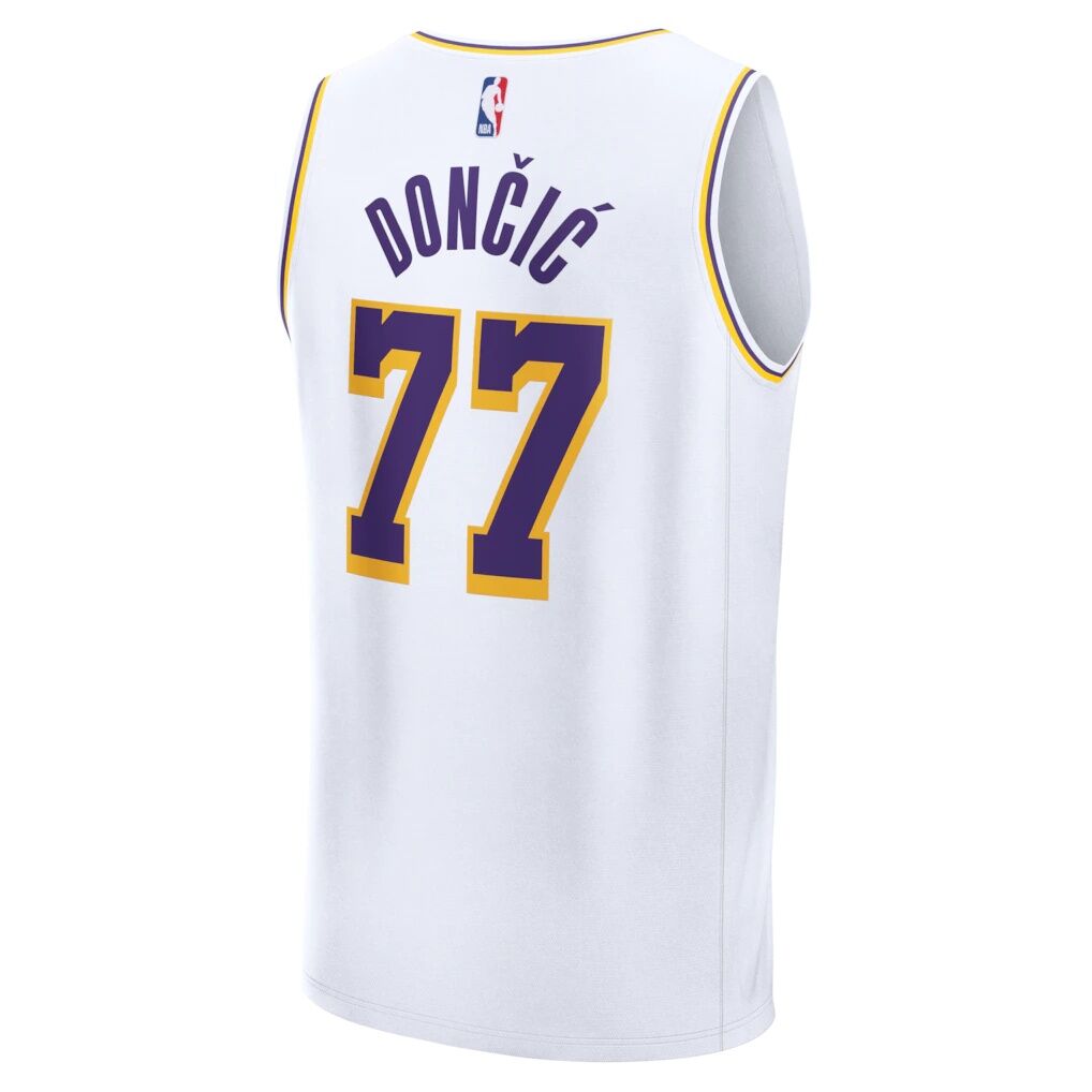 Luka Dončić Los Angeles Lakers Fashion7 Fast Break Jersey - Association Edition