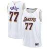 Luka Dončić Los Angeles Lakers Fashion7 Fast Break Jersey - White - Front View