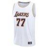 Luka Dončić Los Angeles Lakers Fashion7 Fast Break Jersey - White - Side View