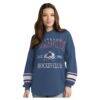 Colorado Avalanche Fashion7 Women's Hockey Club Spirit Jersey Heavyweight Long Sleeve T-Shirt - Blue - Front View