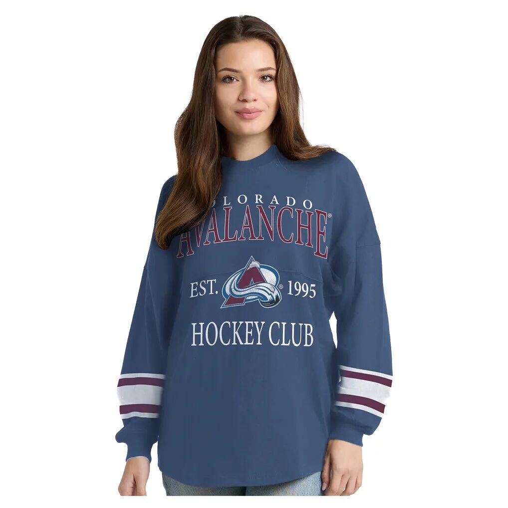 Colorado Avalanche Fashion7 Women's Hockey Club Spirit Jersey Heavyweight Long Sleeve T-Shirt