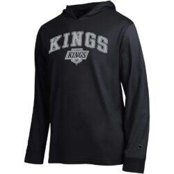 Los Angeles Kings Champion All-Star Lightweight Hooded Long Sleeve T-Shirt - Black - Front View