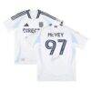Christopher McVey San Diego FC Autographed Fashion7 Authentic Match-Used #97 White Jersey from the 2025 MLS Season - - Front View