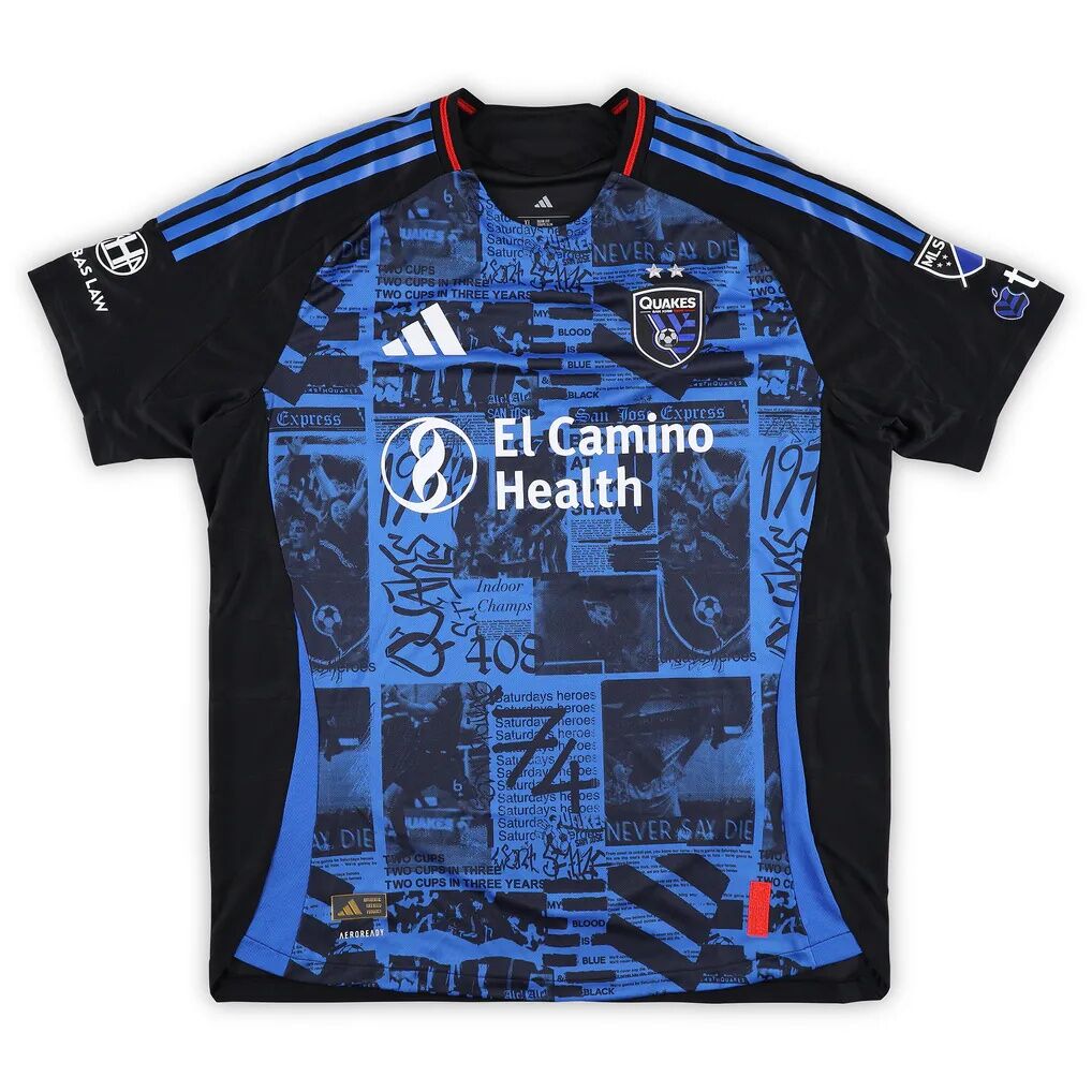 Dave Romney San Jose Earthquakes Autographed Fashion7 Authentic Match-Used #12 Black Jersey from the 2025 MLS Season - Size XL