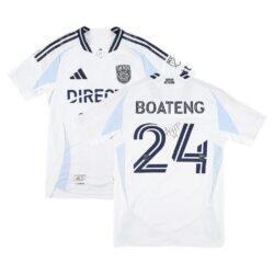 Emmanuel Boateng San Diego FC Autographed Fashion7 Authentic Match-Used #24 White Jersey from the 2025 MLS Season - - Front View