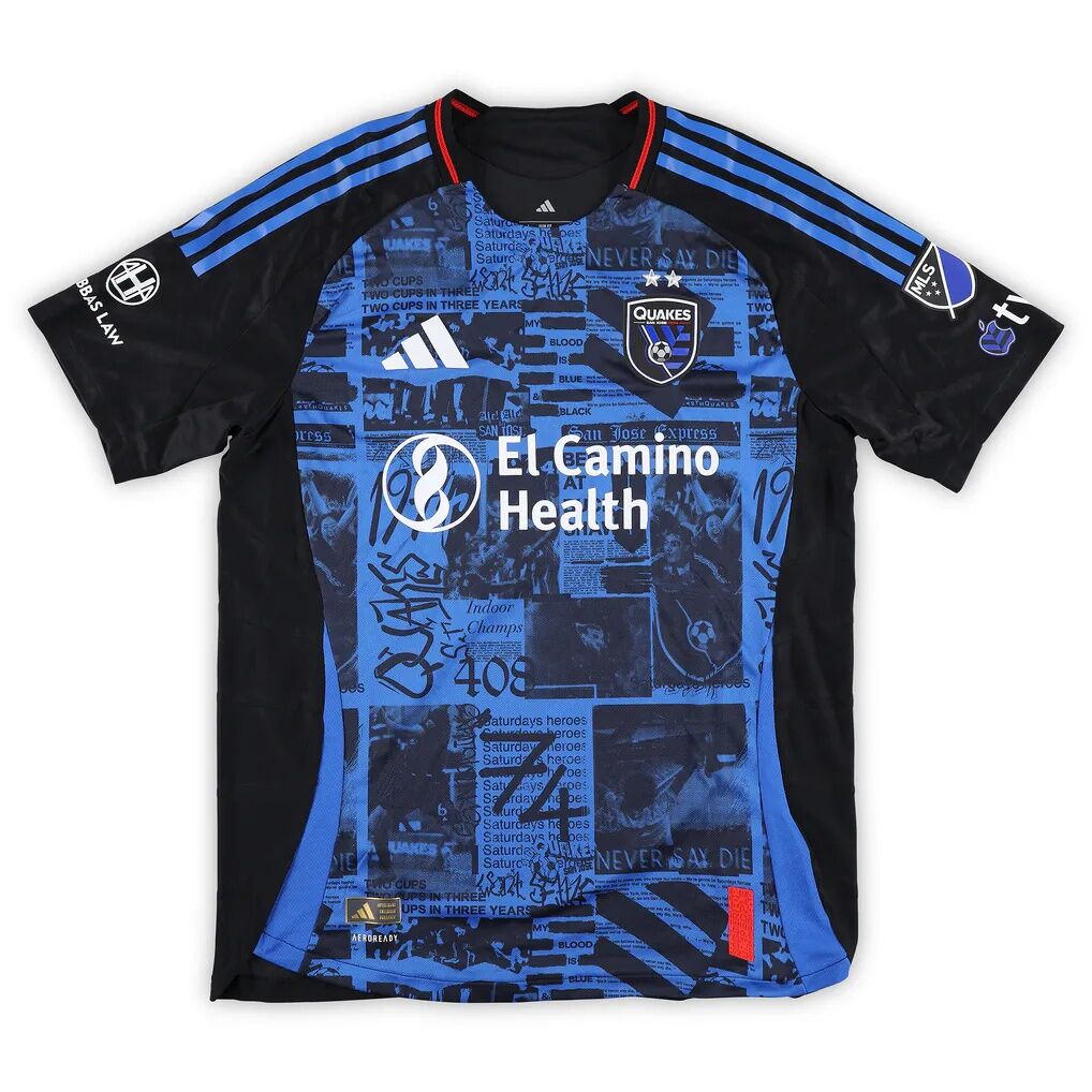 Rodrigues San Jose Earthquakes Autographed Fashion7 Authentic Match-Used #26 Black Jersey from the 2025 MLS Season - Size L