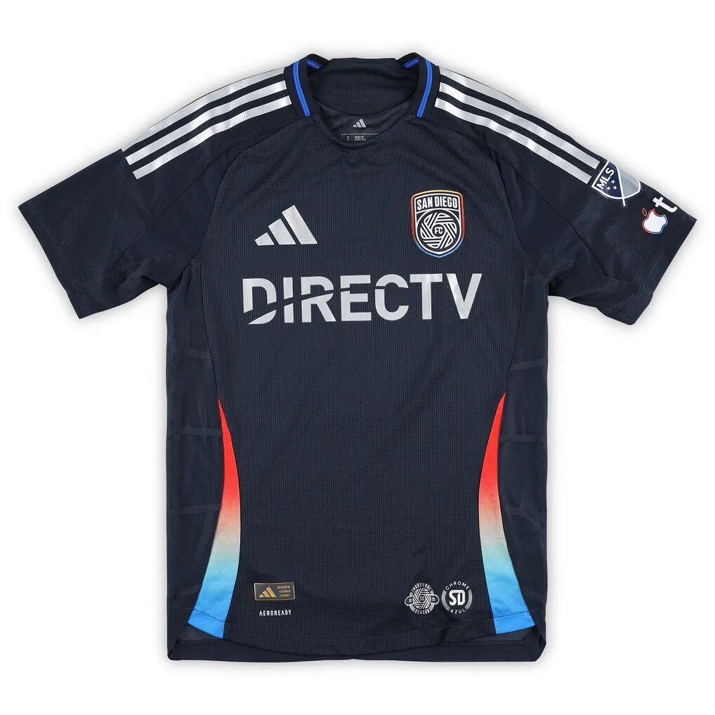Tomás Ángel San Diego FC Autographed Fashion7 Authentic Match-Used #9 Navy Jersey from the 2025 MLS Season - Size S