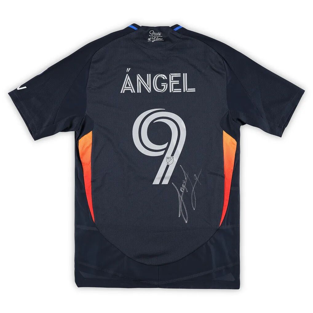 Tomás Ángel San Diego FC Autographed Fashion7 Authentic Match-Used #9 Navy Jersey from the 2025 MLS Season - Size S