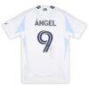 Tomás Ángel San Diego FC Autographed Fashion7 Authentic Match-Used #9 White Jersey from the 2025 MLS Season - - Side View