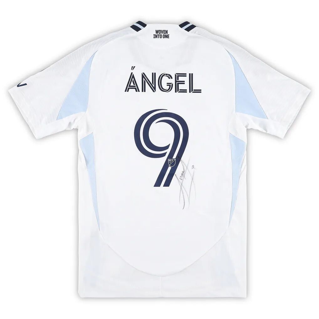 Tomás Ángel San Diego FC Autographed Fashion7 Authentic Match-Used #9 White Jersey from the 2025 MLS Season - Size S