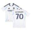 Alejandro Alvarado Jr. San Diego FC Autographed Fashion7 Authentic Match-Used #70 White Jersey from the 2025 MLS Season - - Front View