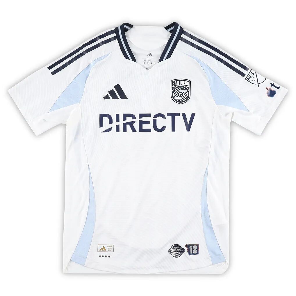 Willy Kumado San Diego FC Autographed Fashion7 Authentic Match-Used #2 White Jersey from the 2025 MLS Season - Size M