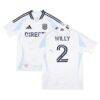 Willy Kumado San Diego FC Autographed Fashion7 Authentic Match-Used #2 White Jersey from the 2025 MLS Season - - Front View