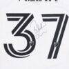 Ronaldo Vieira San Jose Earthquakes Autographed Fashion7 Authentic Match-Used #37 White Jersey from the 2025 MLS Season - - Alt1