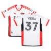 Ronaldo Vieira San Jose Earthquakes Autographed Fashion7 Authentic Match-Used #37 White Jersey from the 2025 MLS Season - - Front View