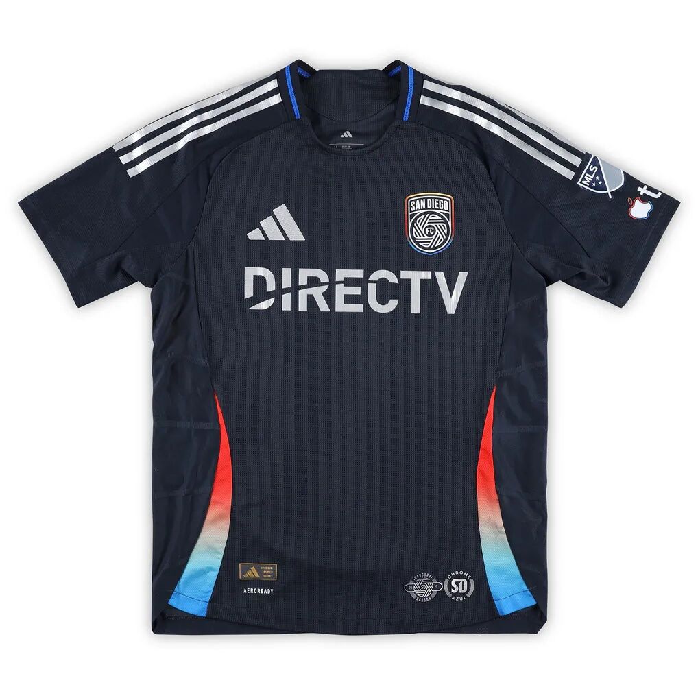 Aiden Harangi San Diego FC Autographed Fashion7 Authentic Match-Used #23 Navy Jersey from the 2025 MLS Season - Size M