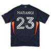 Aiden Harangi San Diego FC Autographed Fashion7 Authentic Match-Used #23 Navy Jersey from the 2025 MLS Season - - Side View