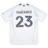 Aiden Harangi San Diego FC Autographed Fashion7 Authentic Match-Used #23 White Jersey from the 2025 MLS Season - - Side View