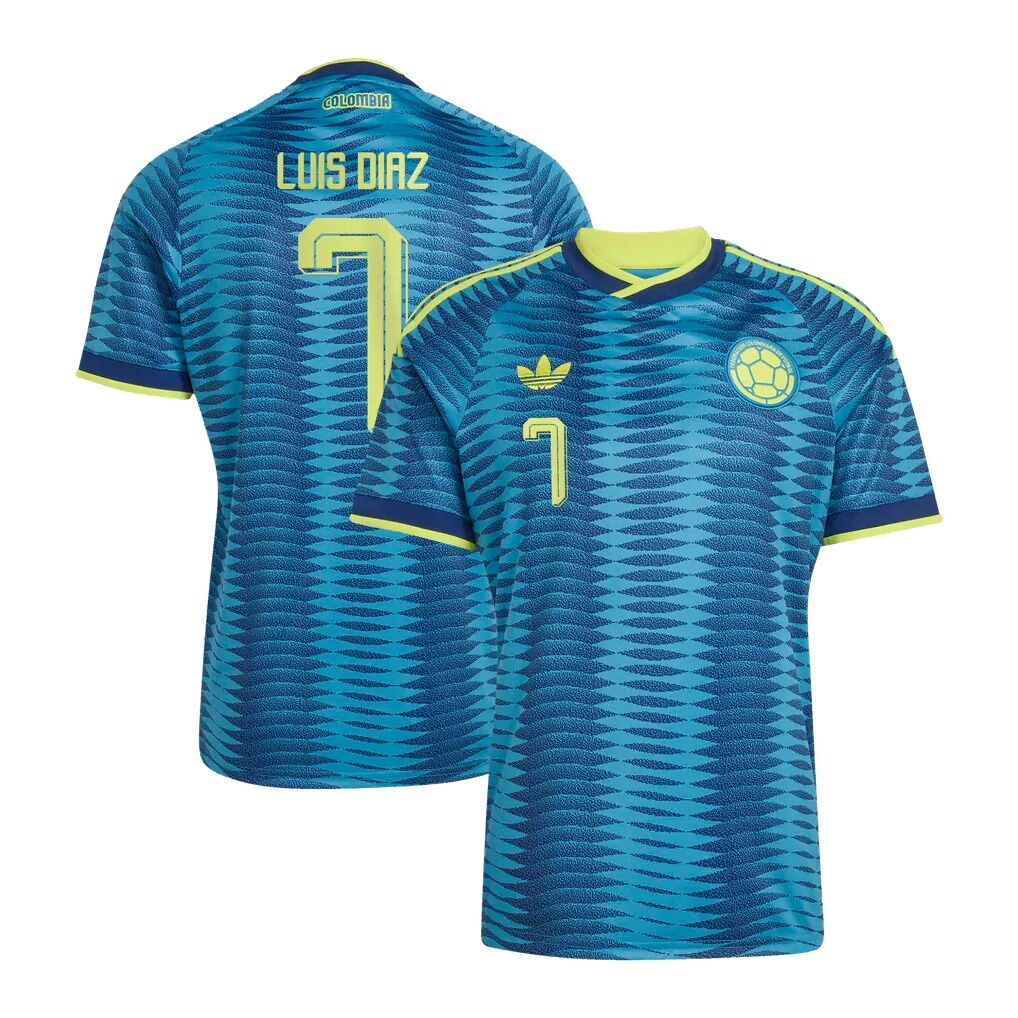 Luis Diaz Colombia National Team adidas 2026 Away Replica Jersey - Turquoise