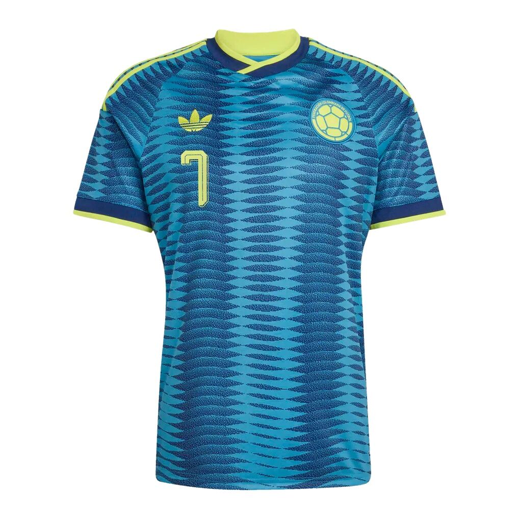 Luis Diaz Colombia National Team adidas 2026 Away Replica Jersey - Turquoise