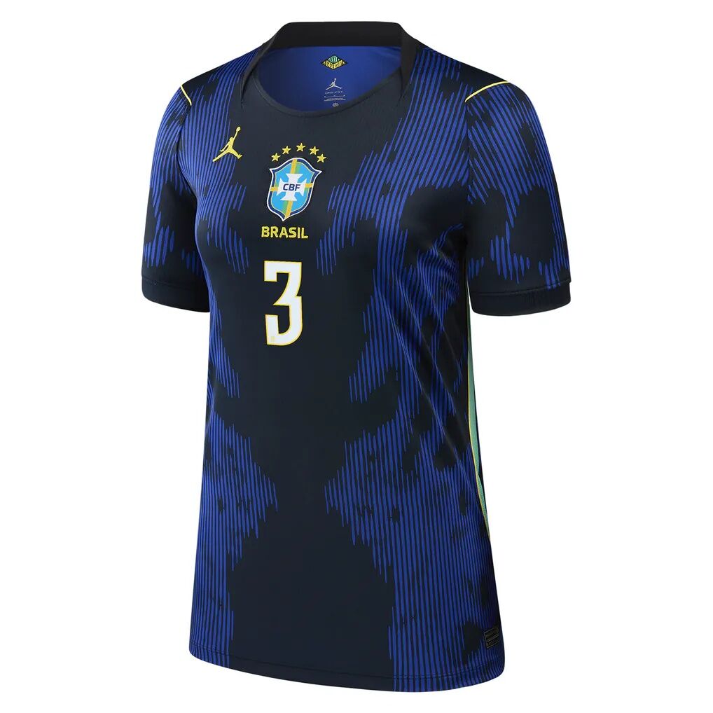 Gabriel Magalhães Brazil National Team Jordan Brand Women's 2026 Away Stadium Replica Jersey