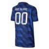 France National Team Nike Youth 2026 Home Match Authentic Custom Jersey - Blue - Detail View