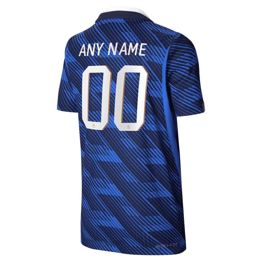 France National Team Nike Youth 2026 Home Match Authentic Custom Jersey